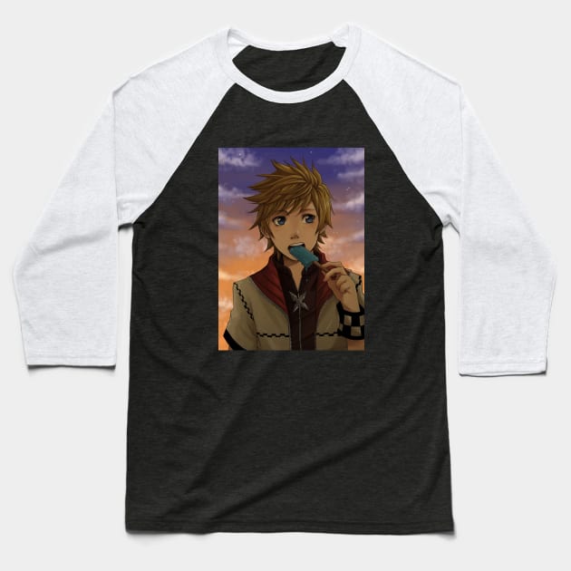 Roxas Baseball T-Shirt by hallstheien